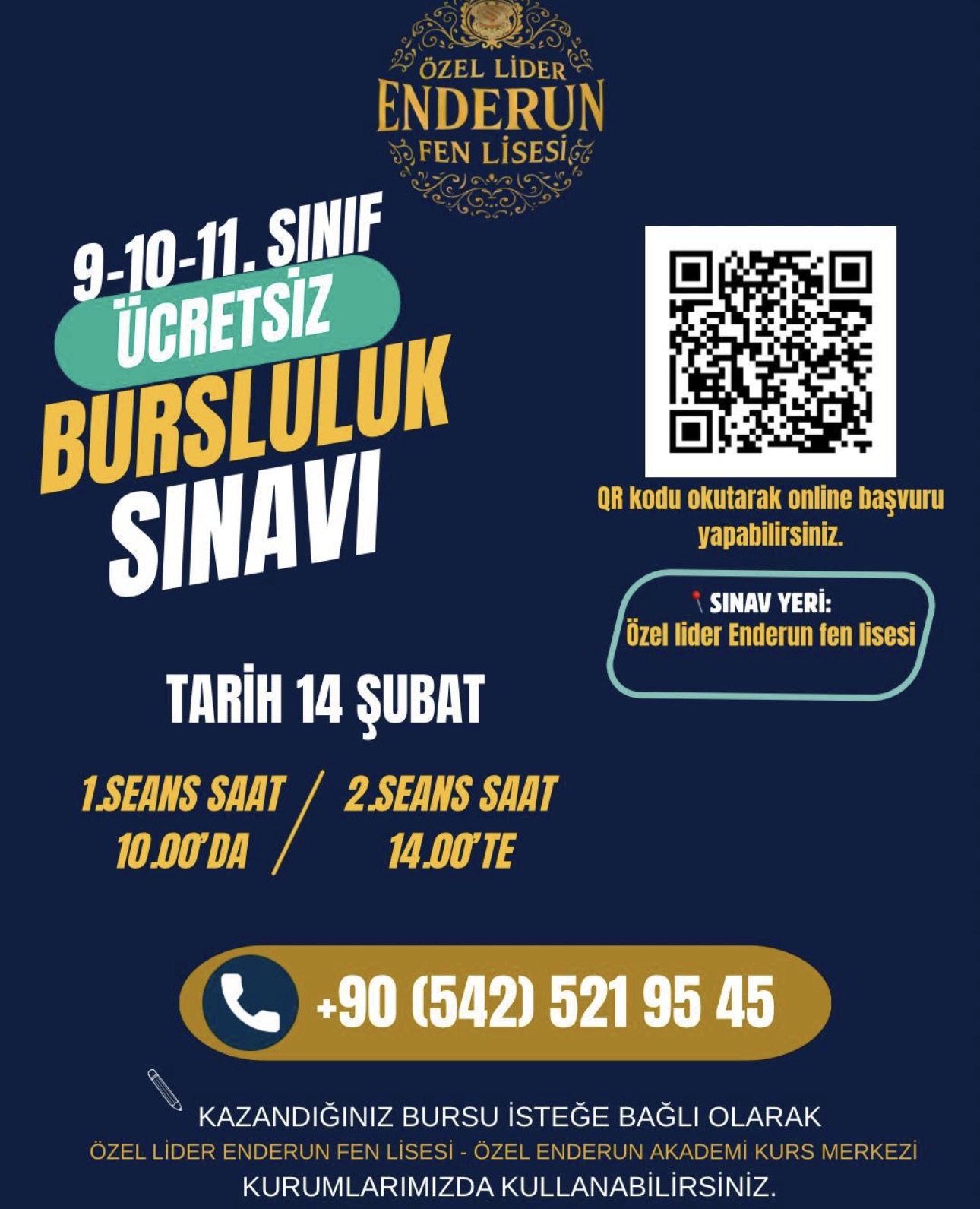 BURSLULUK SINAVI BAŞVURULARI BAŞLADI